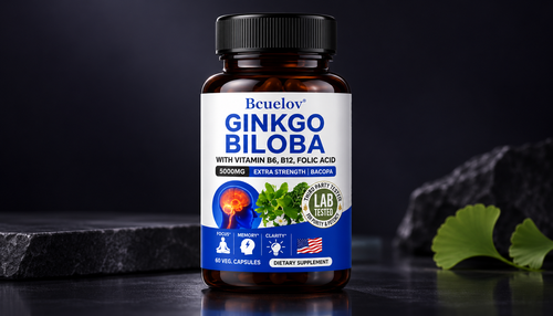 Ginkgo Biloba con Vitaminas B6, B12 y Ácido Fólico